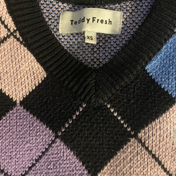 Teddy Fresh Argyle Sweater - Picture 3 of 4